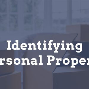CE: Identifying Personal Property