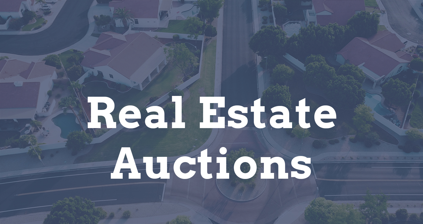 CE: Real Estate Auctions