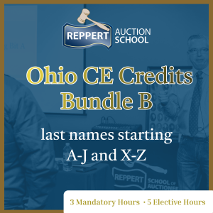 2025: Ohio CE Credits Bundle B [last names starting A-J and X-Z]