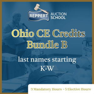 2026: Ohio CE Credits Bundle B [last names starting K-W]