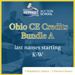 2026: Ohio CE Credits Bundle A [last names starting K-W]